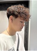 スペインカール プードルパーマ メンズショート ショート 新宿
