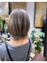 ネウィ グランデ 横浜(newi grande)&nbsp;切りっぱなし/ケアブリーチ/ケアカラー/学生/ストリート/韓国