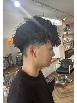 シーン(SCENE) メンズ メンズカット ツイストスパイラルパーマ