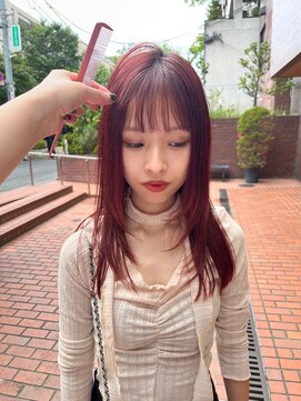 ノラ ヘアーサロン(NORA HAIR SALON) ブリーチなし暖色カラー
