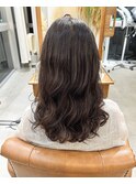 ナチュラルコテ巻き風パーマ