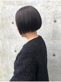 アゴ上ラインのすっきりボブ