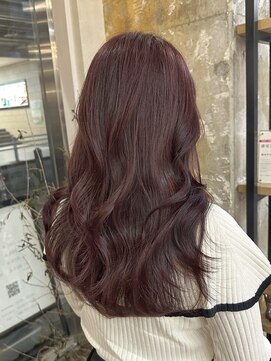 エレン 新百合ヶ丘店(ELEN) ダブルイルミナカラーでピンクブラウンに