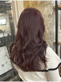ダブルイルミナカラーでピンクブラウンに