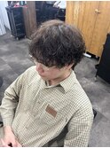 波巻きパーマ
