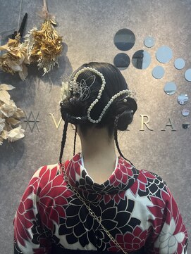 バサラ 池袋店(VASARA) ツイン団子アレンジ♪着物ヘア/浴衣ヘア/卒業式ヘア/成人式ヘア