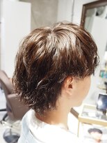 ギア(gear)&nbsp;波巻きパーマ×カラー