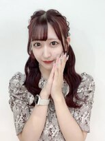 ツインテールアレンジ　渋谷ヘアメ　アイドルヘア
