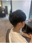 .メンズ刈り上げパーマスタイル
