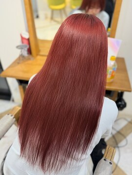 ラビスモア(Lovis moa) 上尾/ダブルカラー/ブリーチ無し/白髪ぼかし/韓国