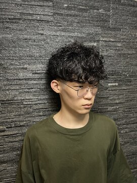 ヒロギンザ 青山店(HIRO GINZA) テーパーフェードスペインカール