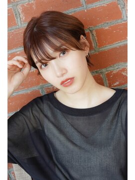 ユラギフロムユイマァル 水島店(YURAGI from YUIMARL) 40代50代マッシュショート白髪染めボリューム岡山ショート