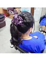 ヘアーアンドメイク アール(hair&make R) ★hair&makeR★ポニーテール