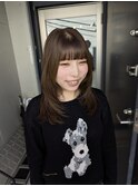 レイヤーカット【セミロング】