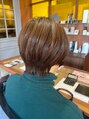美容室エクストラアーツジャパン(X ARTS JAPAN) 手櫛でお手入れしやすいショートスタイル♪