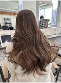 ハイライトバレイヤージュダブルカラーケアブリーチ20代30代40代