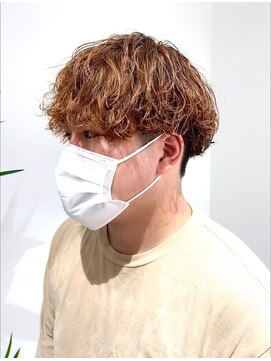 アッシュ 浦安店(Ash) 波巻きスパイラルパーマ前下がり刈り上げマッシュ