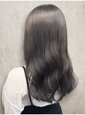 20代30代40代大人可愛いアッシュグレージュダブルカラー美肌
