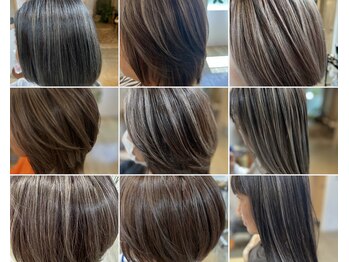 エルヴィタ(ELVITA)の写真/大人の上品な白髪ぼかし！白髪染め得意なサロンで、あなたらしい魅力を輝かせませんか？◎