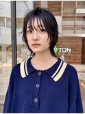 顔周り　韓国　前髪　ショート　ウルフ　ハッシュ　学割　立川