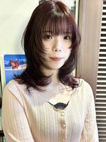 エンベロープス 中目黒(Envelopes)&nbsp;ブリーチなしでも叶う◎チェリーレッドの色気レイヤー
