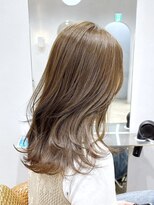 ティエラ 原宿 表参道(Tierra) 【Tierra美侑】オリーブで作る柔らかベージュ×毛流れカット