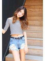 ロエナ(ROENA)&nbsp;外ハネボブペールベージュセクションカラーグラデーションカラー