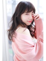 イロドリ ヘアーデザイン(IRODORI hair design)&nbsp;IRODORI　甘さとラフさが可愛い♪セミロング　［西尾一寛］