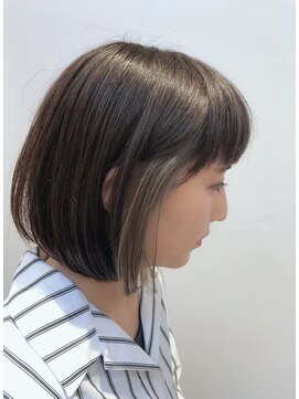 ヴァンカウンシル 伊那(VAN COUNCIL) ワンレンボブ☆インナーカラー