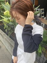 ハブ(hub)&nbsp;自然光オレンジベージュ【hub(hair)天神今泉】