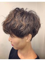 メリー(merry)&nbsp;トレンドショートスタイル×イルミナカラー×ナチュラルパーマ