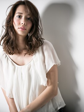 カバーヘアアンドスパ ブリス 浦和(COVER HAIR&SPA bliss) ラベージュxウェーブパーマがグラマラス♪v浦和20代30代40代