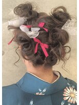 ゴッソホリエ(gosso horie)&nbsp;卒業式、着物ヘアセット