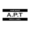 ヘアメイク アプト モカレーベル(HAIR MAKE apt mocalabel)のお店ロゴ
