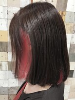 アース 二俣川店(HAIR&MAKE EARTH) インナーカラー×ボブ