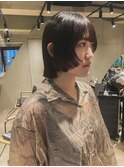 bibito ステップカット 切りっぱなしボブ 顔まわりレイヤー