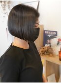 ☆ブリーチなしグレージュミニボブ☆