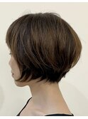 多毛さんのためのグラデーションボブ