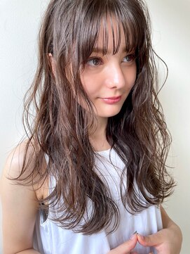 ガレージ バイ グリーン 原宿 表参道(Garage by green) 【loki】エアウェーブ×ロングニュアンスウェーブ