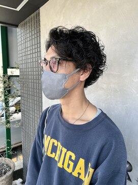 クリアーオブヘアー 本山店(CLEAR of hair) クルクルパーマ×大人男子