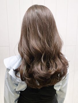 アルバム 新宿(ALBUM SHINJUKU) ダークグレージュ_外ハネボブセクションカラー_ba386042