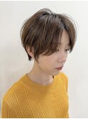 前髪なし*大人可愛いエアリーショート