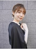 結婚式モテ髪編み込み編み二次会おすすめ【有海一生】