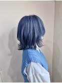 全頭ブリーチ/ブルーカラー/インナーカラー/ケアブリーチ