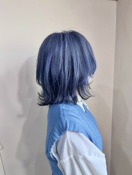 ドライブ(drive) 全頭ブリーチ/ブルーカラー/インナーカラー/ケアブリーチ