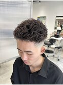 宮城リョータ風リバーススパイラルパーマ スパイラルパーマ