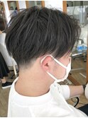 MEN'S HAIR &nbsp;センターパート　ツイストスパイラル　コンマヘア