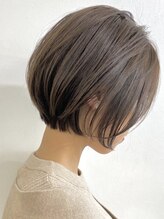 エリマ  茅ヶ崎(elima) 茅ヶ崎ショートカット顔周りレイヤーカット白髪ぼかしハイライト