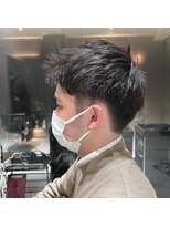 ガリカ 蔵前(Gallica)&nbsp;【竹之内蔵人】アップバングに清潔感のある爽やか黒髪短髪