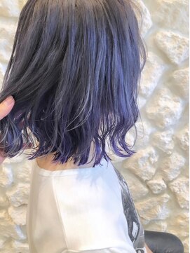 モアナバイヘッドライト 小田原店(Moana by HEADLIGHT) Moana【小田原】#ケアブリーチ#ブルー#ブルーアッシュ